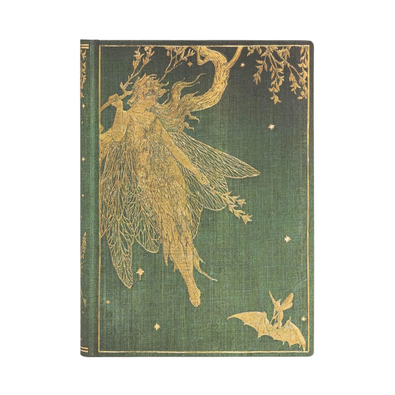 Olive Fairy Midi Lined Hardcover Journal, 144pg, 120GSM by Paperblanks (Lang's Fairy Books)